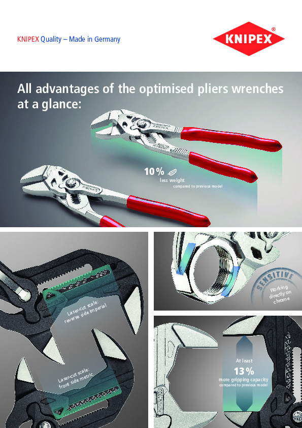 The optimised pliers wrenches
